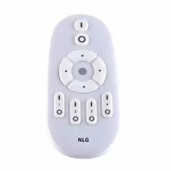 Plafonnier Leuchten-Direkt FLAT LED Noir, 1 lumière, Télécommandes