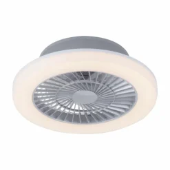 Plafonnier Leuchten-Direkt LEONARD LED Nickel mat, 1 lumière