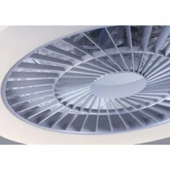 Plafonnier Leuchten-Direkt LEONARD LED Nickel mat, 1 lumière