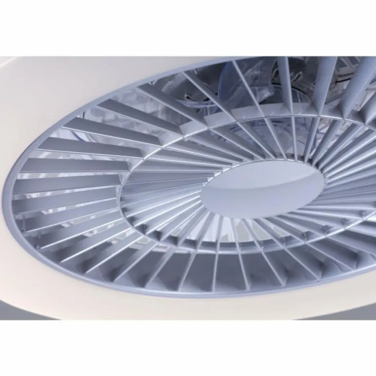 Plafonnier Leuchten-Direkt LEONARD LED Nickel mat, 1 lumière