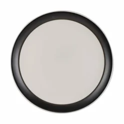 Plafonnier Leuchten-Direkt LOLAsmart_DISC LED Noir, 1 lumière, Télécommandes, Changeur de couleurs