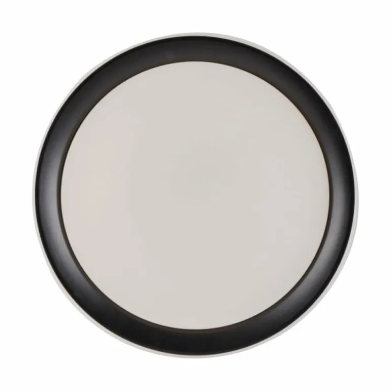 Plafonnier Leuchten-Direkt LOLAsmart_DISC LED Noir, 1 lumière, Télécommandes, Changeur de couleurs