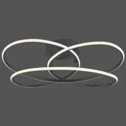 Plafonnier Leuchten-Direkt NODE LED Noir, 1 lumière