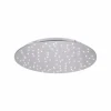Plafonnier Leuchten-Direkt SPARKLE LED Nickel mat, 1 lumière, Télécommandes