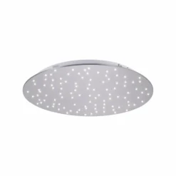 Plafonnier Leuchten-Direkt SPARKLE LED Nickel mat, 1 lumière, Télécommandes