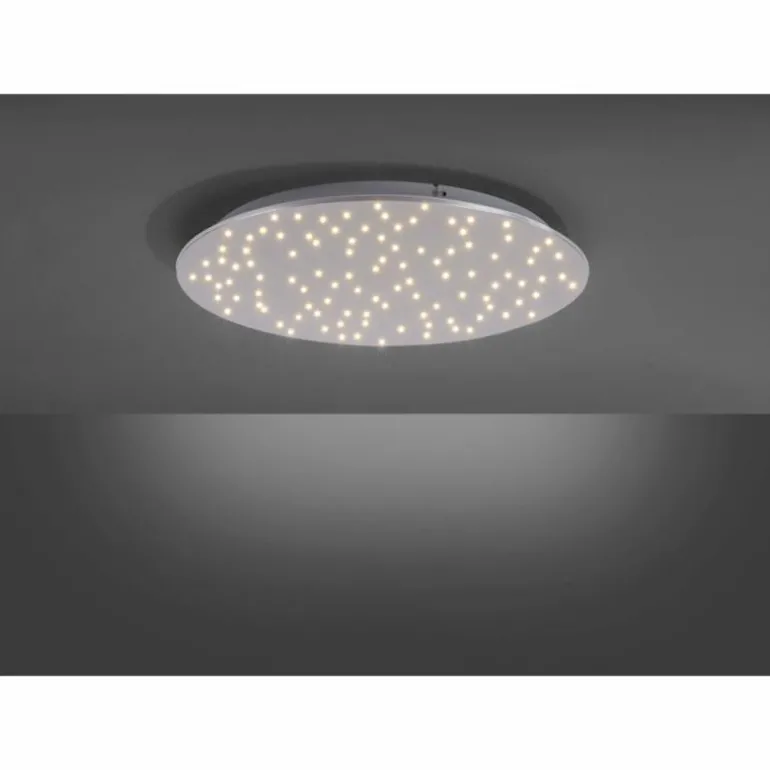 Plafonnier Leuchten-Direkt SPARKLE LED Nickel mat, 1 lumière, Télécommandes