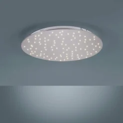 Plafonnier Leuchten-Direkt SPARKLE LED Nickel mat, 1 lumière, Télécommandes