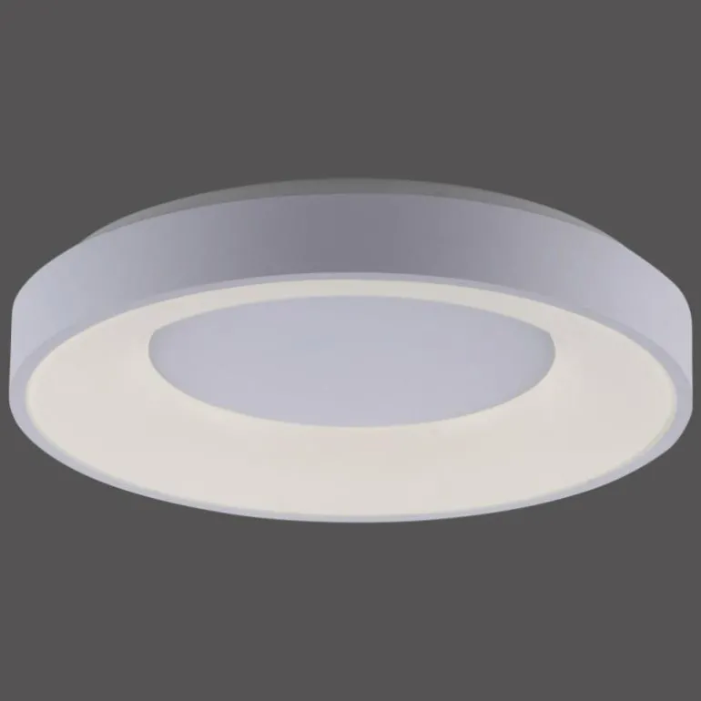 Plafonnier Leuchten-Direkt ANIKA LED Blanc, 1 lumière, Télécommandes