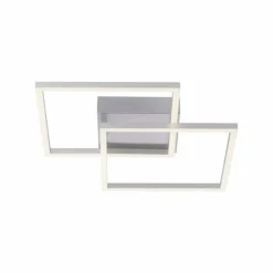 Plafonnier Leuchten-Direkt IVEN LED Nickel mat, 2 lumières
