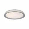 Plafonnier Leuchten-Direkt KARI LED Argenté, 1 lumière