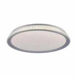 Plafonnier Leuchten-Direkt KARI LED Argenté, 1 lumière