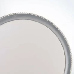 Plafonnier Leuchten-Direkt KARI LED Argenté, 1 lumière