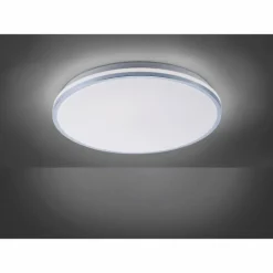 Plafonnier Leuchten-Direkt ISABELL LED Chrome, 1 lumière