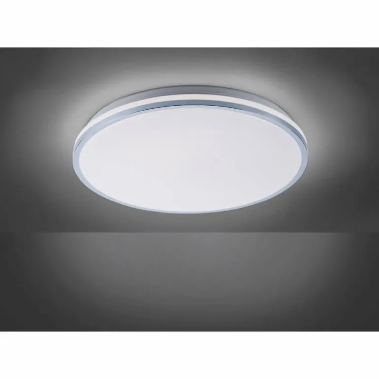 Plafonnier Leuchten-Direkt ISABELL LED Chrome, 1 lumière