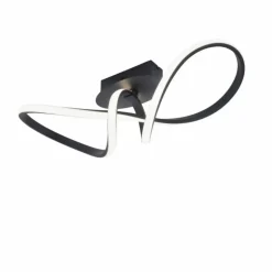 Plafonnier Leuchten-Direkt MARIA LED Noir, 1 lumière