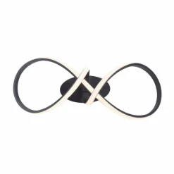 Plafonnier Leuchten-Direkt MARIA LED Noir, 1 lumière