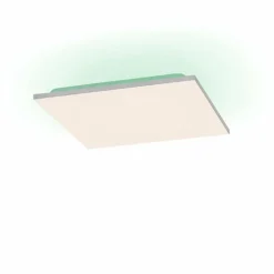 Plafonnier Leuchten-Direkt GUSTAV LED Blanc, 1 lumière, Télécommandes, Changeur de couleurs