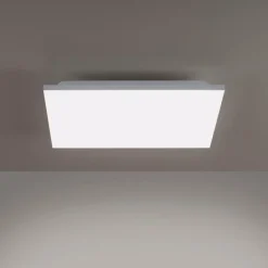 Plafonnier Leuchten-Direkt GUSTAV LED Blanc, 1 lumière, Télécommandes, Changeur de couleurs