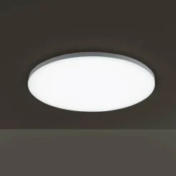 Plafonnier Leuchten-Direkt GUSTAV LED Blanc, 1 lumière, Télécommandes, Changeur de couleurs
