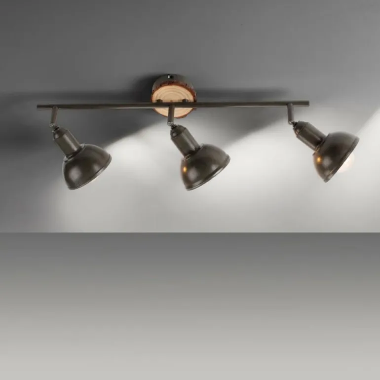 Plafonnier Leuchten-Direkt SWAMP Écru, 3 lumières