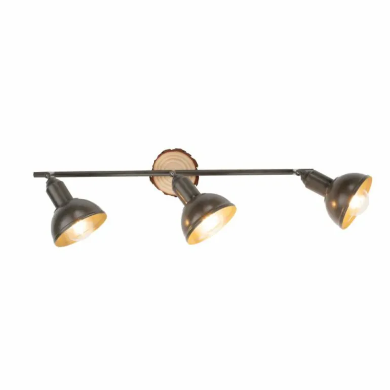 Plafonnier Leuchten-Direkt SWAMP Écru, 3 lumières