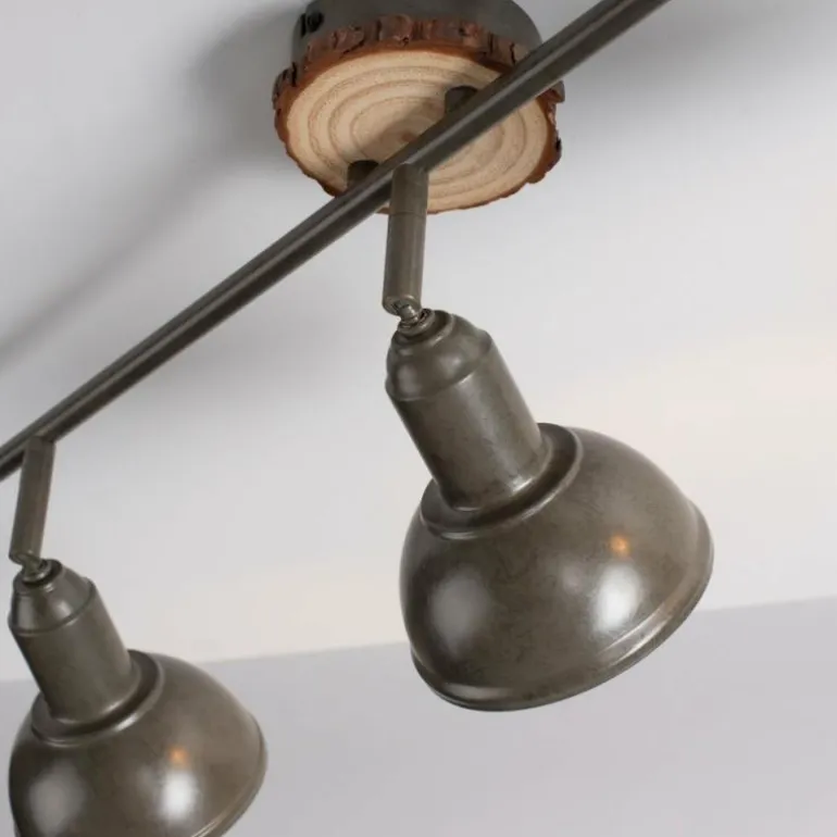 Plafonnier Leuchten-Direkt SWAMP Écru, 3 lumières