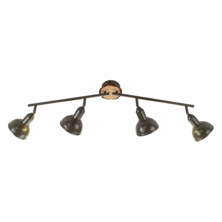 Plafonnier Leuchten-Direkt SWAMP Écru, 4 lumières