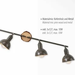 Plafonnier Leuchten-Direkt SWAMP Écru, 4 lumières