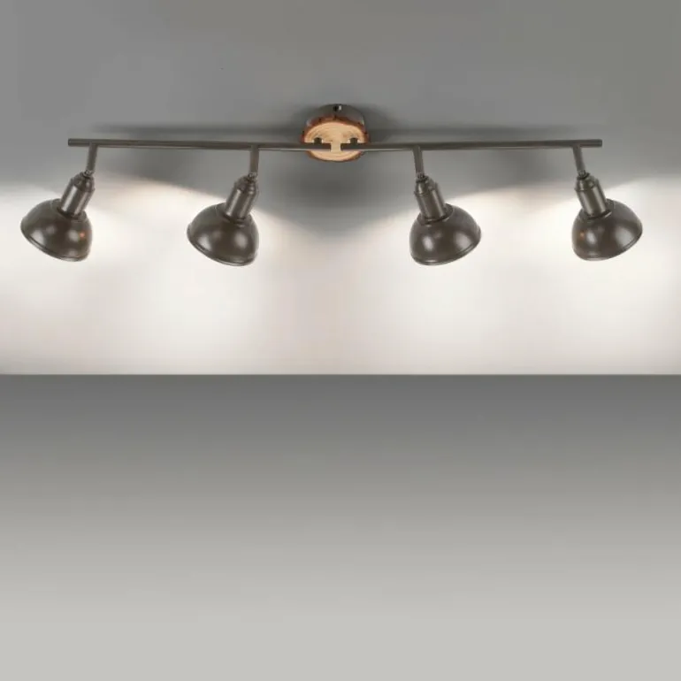 Plafonnier Leuchten-Direkt SWAMP Écru, 4 lumières