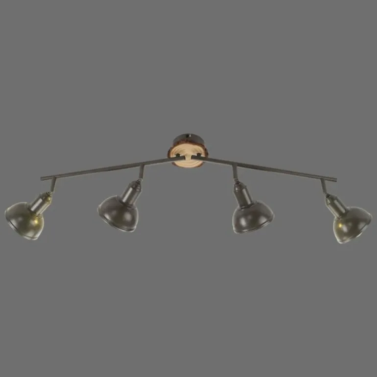 Plafonnier Leuchten-Direkt SWAMP Écru, 4 lumières