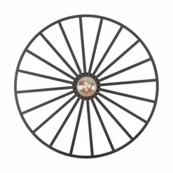 Plafonnier Leuchten-Direkt SPIKE Noir, 1 lumière