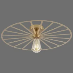 Plafonnier Leuchten-Direkt SPIKE Laiton, 1 lumière