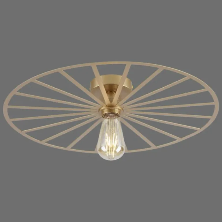 Plafonnier Leuchten-Direkt SPIKE Laiton, 1 lumière