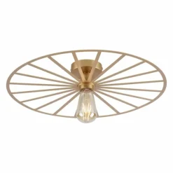 Plafonnier Leuchten-Direkt SPIKE Laiton, 1 lumière