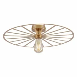 Plafonnier Leuchten-Direkt SPIKE Laiton, 1 lumière