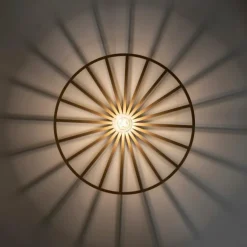 Plafonnier Leuchten-Direkt SPIKE Laiton, 1 lumière