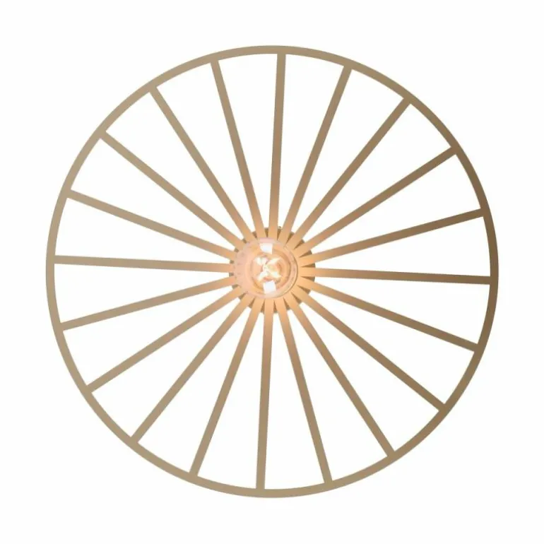 Plafonnier Leuchten-Direkt SPIKE Laiton, 1 lumière