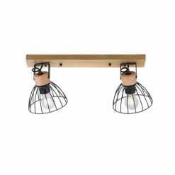 Plafonnier Leuchten-Direkt LAMI Écru, 2 lumières