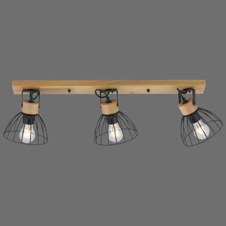 Plafonnier Leuchten-Direkt LAMI Écru, 3 lumières