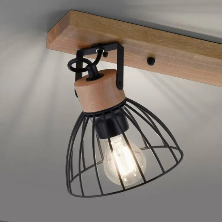 Plafonnier Leuchten-Direkt LAMI Écru, 3 lumières