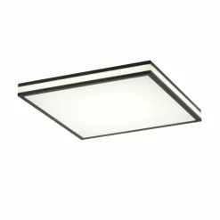 Plafonnier Leuchten-Direkt MARIO BLACK LED Noir, 1 lumière, Télécommandes, Changeur de couleurs