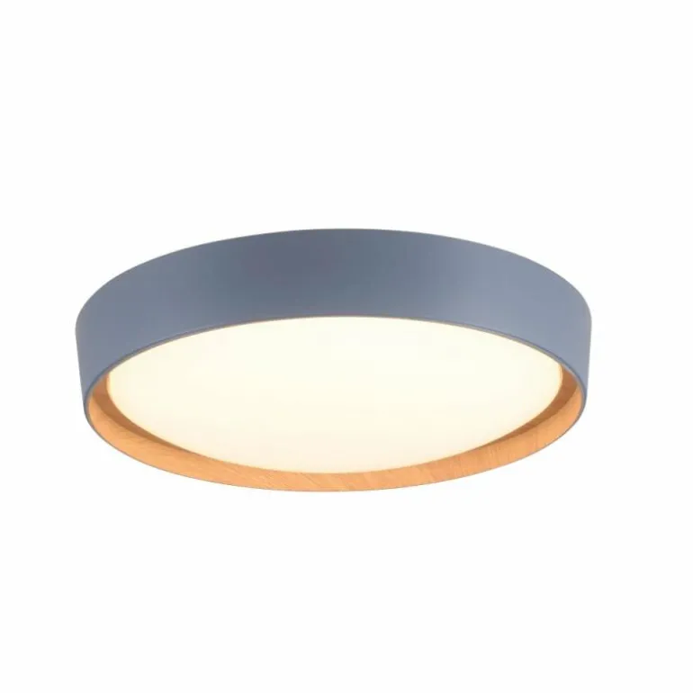 Plafonnier Leuchten-Direkt EMILIA LED Gris, Écru, 1 lumière