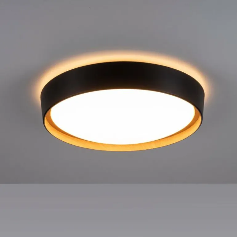 Plafonnier Leuchten-Direkt EMILIA LED Écru, Noir, 1 lumière