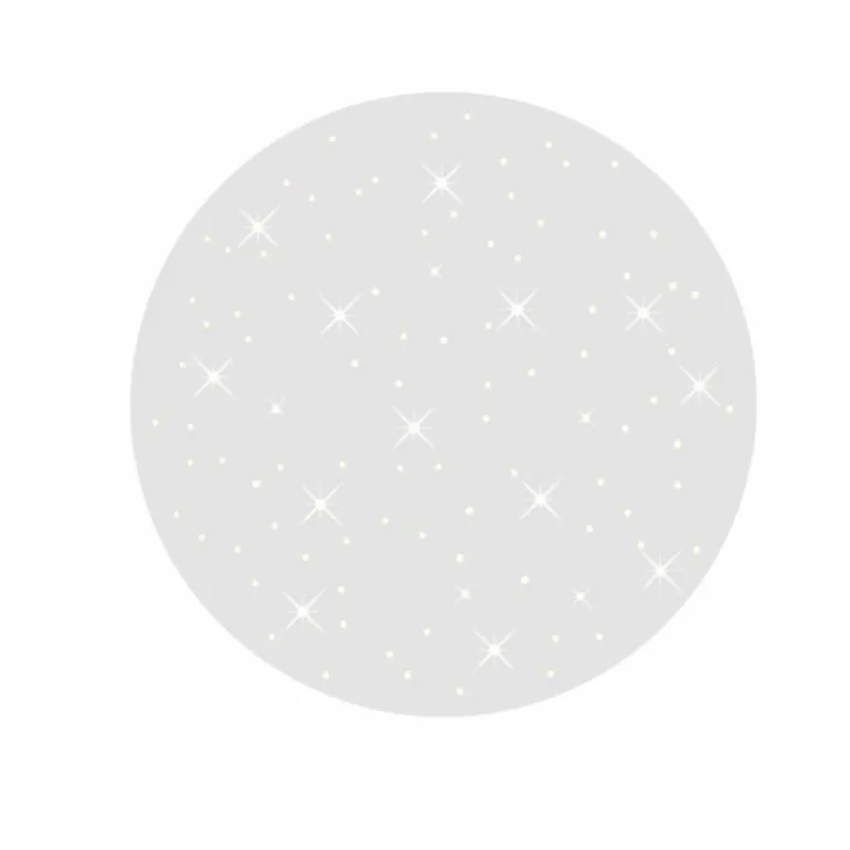 Plafonnier Leuchten-Direkt SPARKLE LED Blanc, 1 lumière, Télécommandes