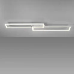 Plafonnier Leuchten-Direkt IVEN LED Acier brossé, 1 lumière