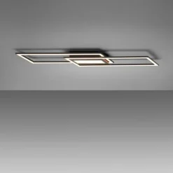 Plafonnier Leuchten-Direkt ASMIN LED Noir, 1 lumière