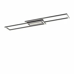 Plafonnier Leuchten-Direkt ASMIN LED Noir, 1 lumière