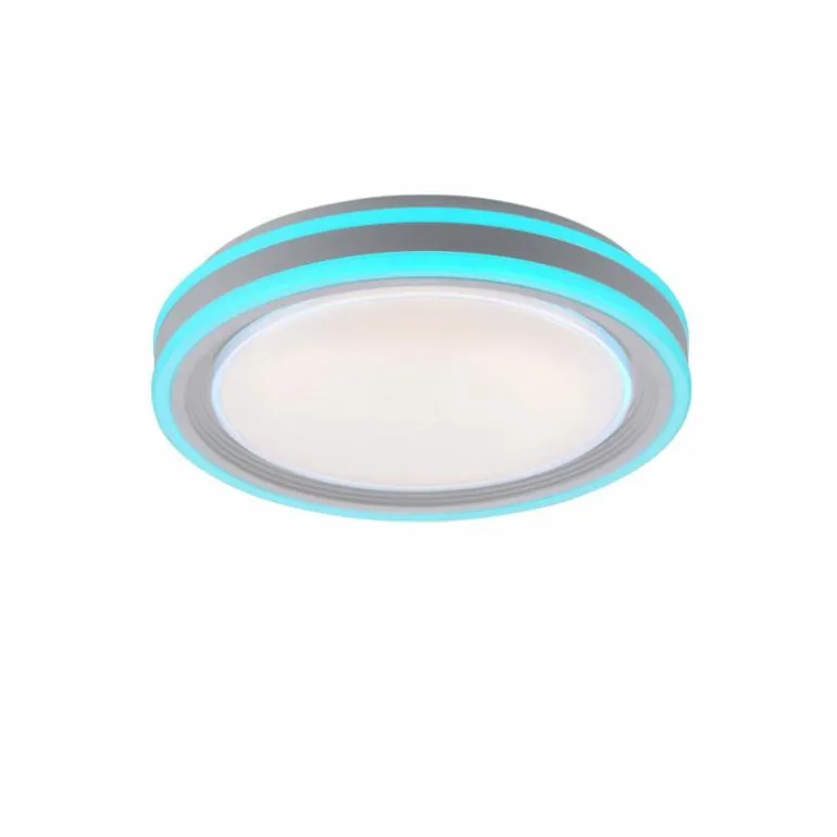 Plafonnier Leuchten-Direkt SPHERIC LED Blanc, 2 lumières, Télécommandes, Changeur de couleurs