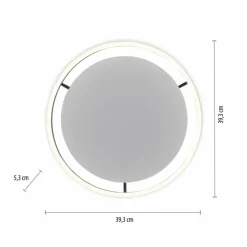 Plafonnier Leuchten-Direkt RITUS LED Anthracite, 1 lumière