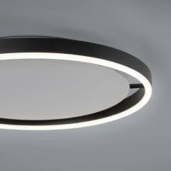 Plafonnier Leuchten-Direkt RITUS LED Anthracite, 1 lumière